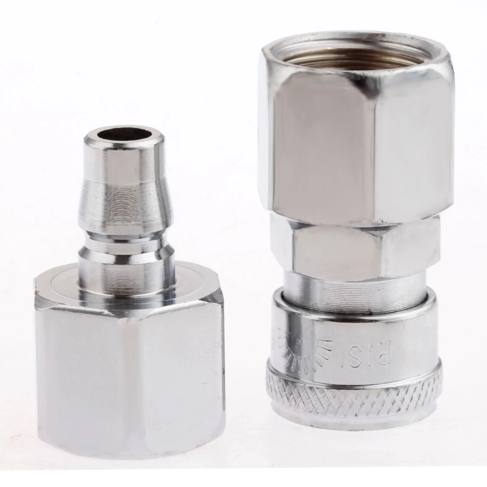 2Pcs Iron Pneumatic Euro Air Line Hose Compressor Connector Quick Release 1/2&quot BSP Female Coupler Fittings SF40 PF40 | Обустройство