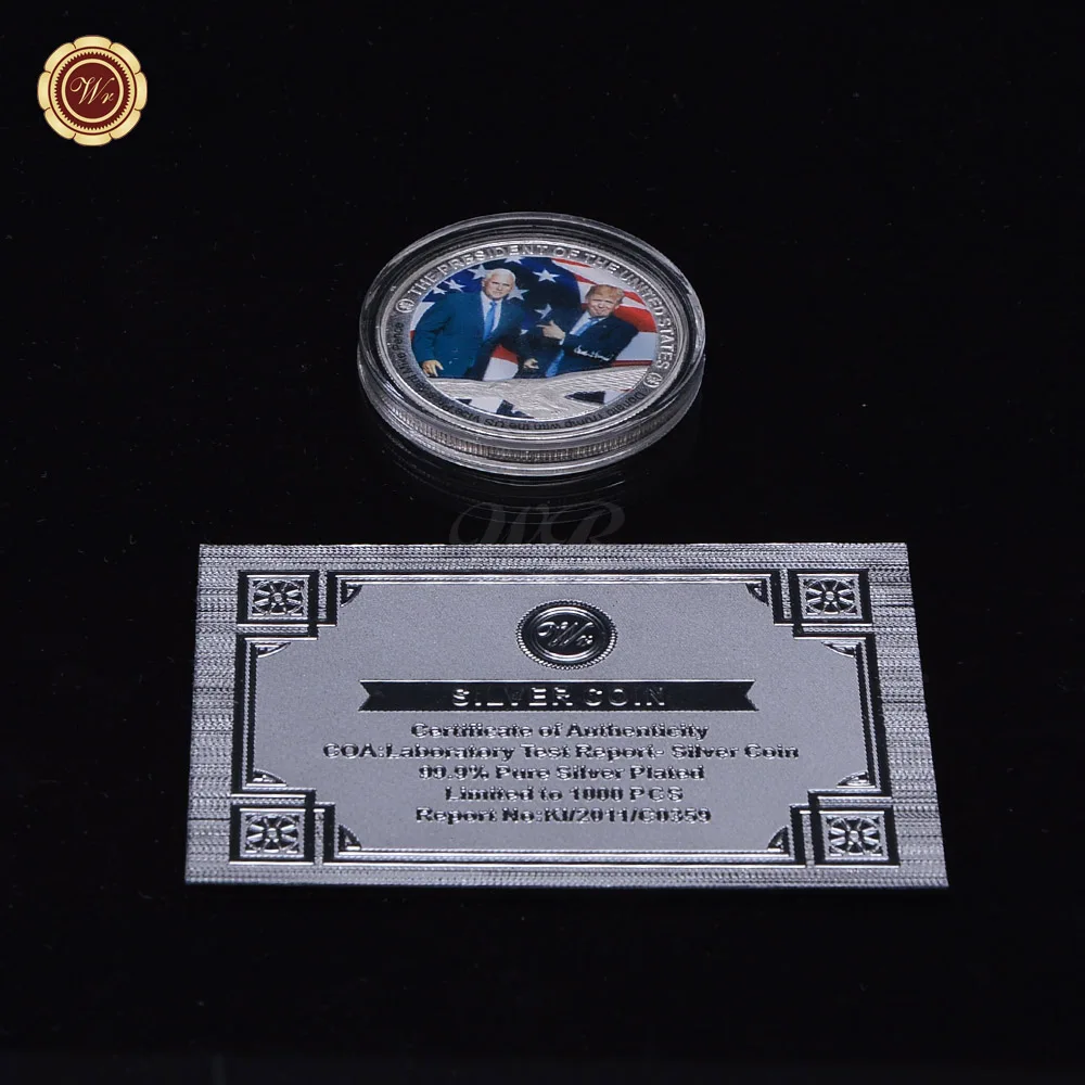 WR домашний аксессуар американская коллекция монет подарки Серебряная монета