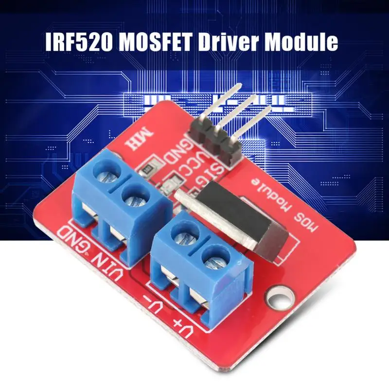 Фото Драйвер PWM 3 В/5 В IRF520 драйвер MOSFET модуль драйвера выход ШИМ водительские платы 0-24 5 Драйвер PWM 3 В/5 В IRF520 драйвер MOSFET модуль драйвера выход ШИМ водительские платы 0-24 5