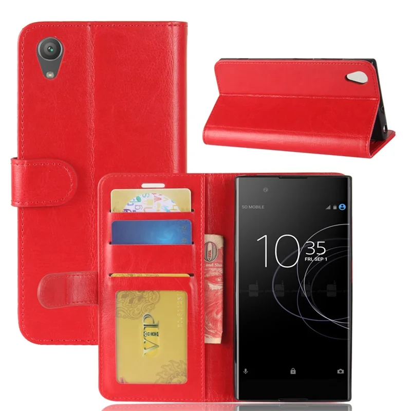 Чехол для Sony Xperia XA1 Plus G3421 G3423 чехол 5 &quotКошелек Флип Полный телефона G3412 G3416 задняя