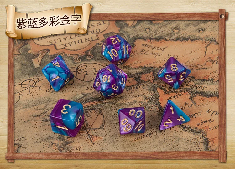 Poker Chips многогранные D & D4 D6 D8 D10 D12 D20 от System для Dungeons и Dragons Dice|Кубики| |