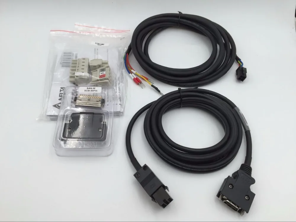 2KW Delta Серводвигатель Наборы 220V AC Servo Системы CNC 100 мм 6.37NM 3000r/мин ECMA C11020RS + ASD A2 2023 L с 3