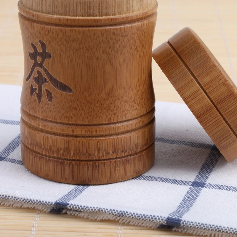 Мини Портативная Коробка для чая Бамбуковый материал путешествий напольная ваза