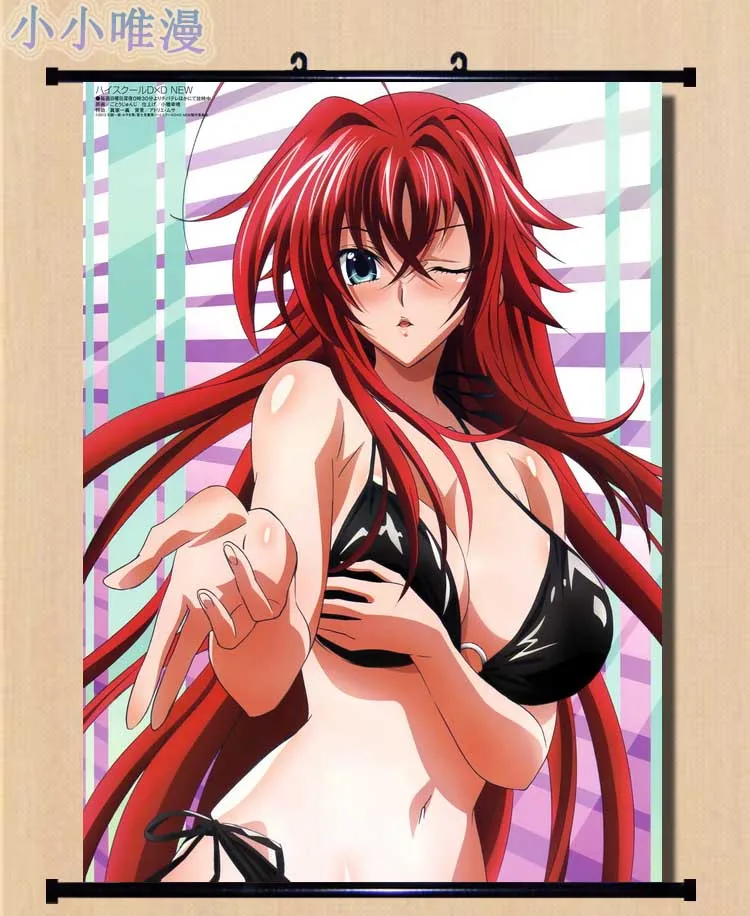 Японский аниме старшая школа DxD сексуальная девушка Риас гремори домашний Декор