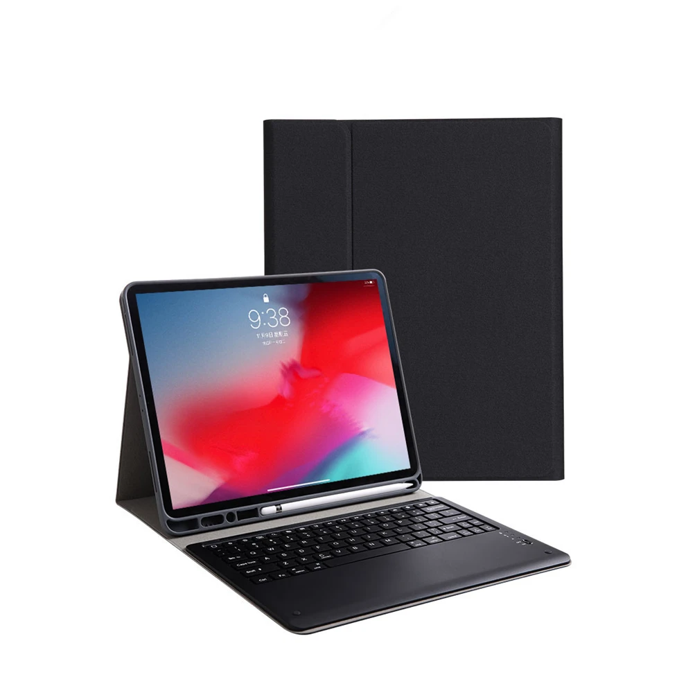 Новый Bluetooth чехол с клавиатурой для Apple iPad 5th 6th Air 9 7 2013 2014 Pro 10 5 11 0 12 2016 2017 2018 FCC RoHS CE |