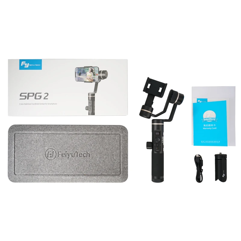 FeiyuTech New SPG2 3-Axis Handheld Stabilizer Gimbal for Smartphone iphone X 8 7 OPPO Samsung Note ViVO Mobile phones | Электроника