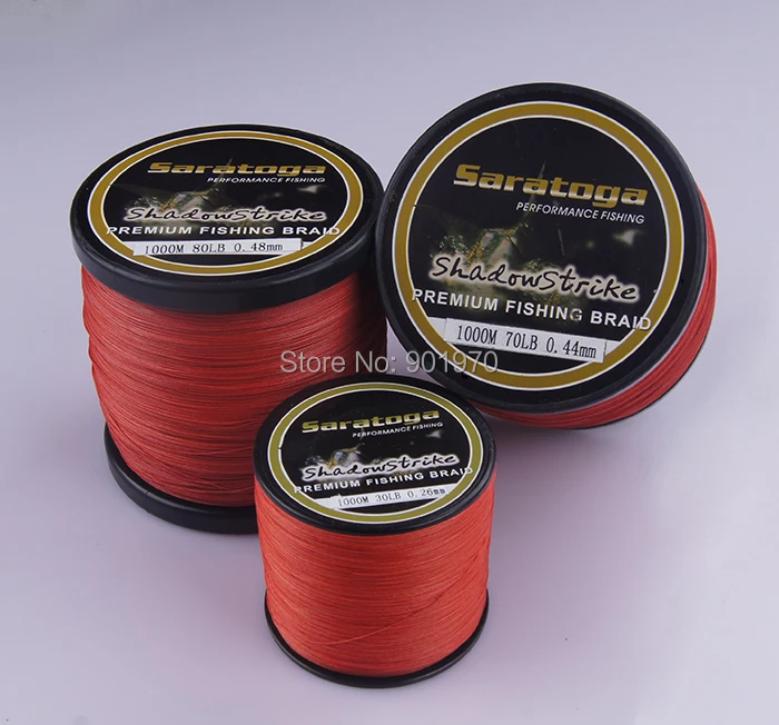 

DORISEA 1000m 8 strandsred color Braided Wire Fishing Line Super Strong Japan Multifilament PE Fishing Line 20-80lb