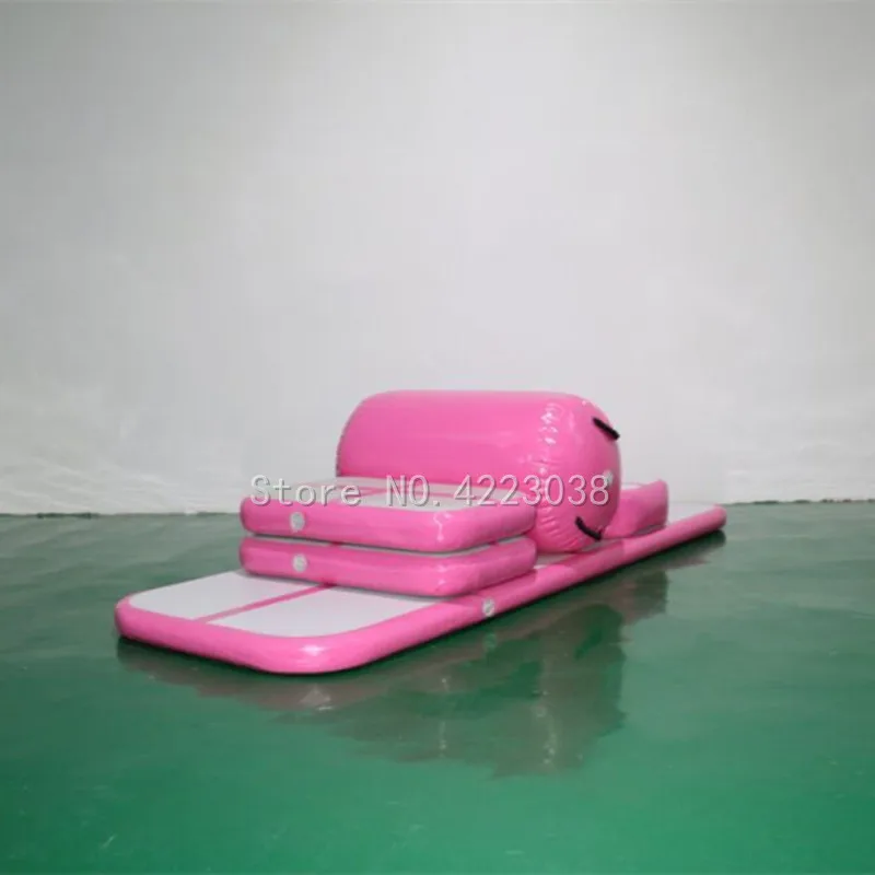 Цена Бесплатная доставка, набор (включает 6 штук) надувной воздушный трек, надувной тренировочный воздушный трек, надувной гимнастический коврик