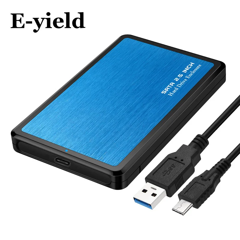 

HDD Case 2.5 SATA to USB 3.1 Hard Drive Enclosure for SSD Disk HDD Box Type C 3.1 Case Support UASP for Window/Max/Linu