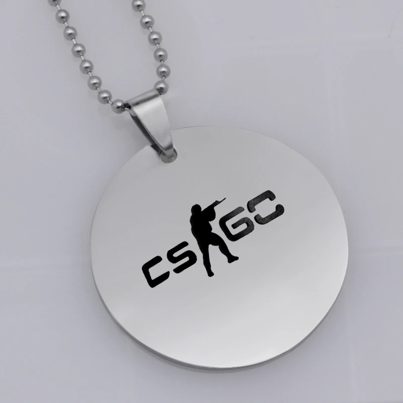 Ожерелье Ufine игрока cs logo CS GO подвеска из нержавеющей стали ювелирное ожерелье
