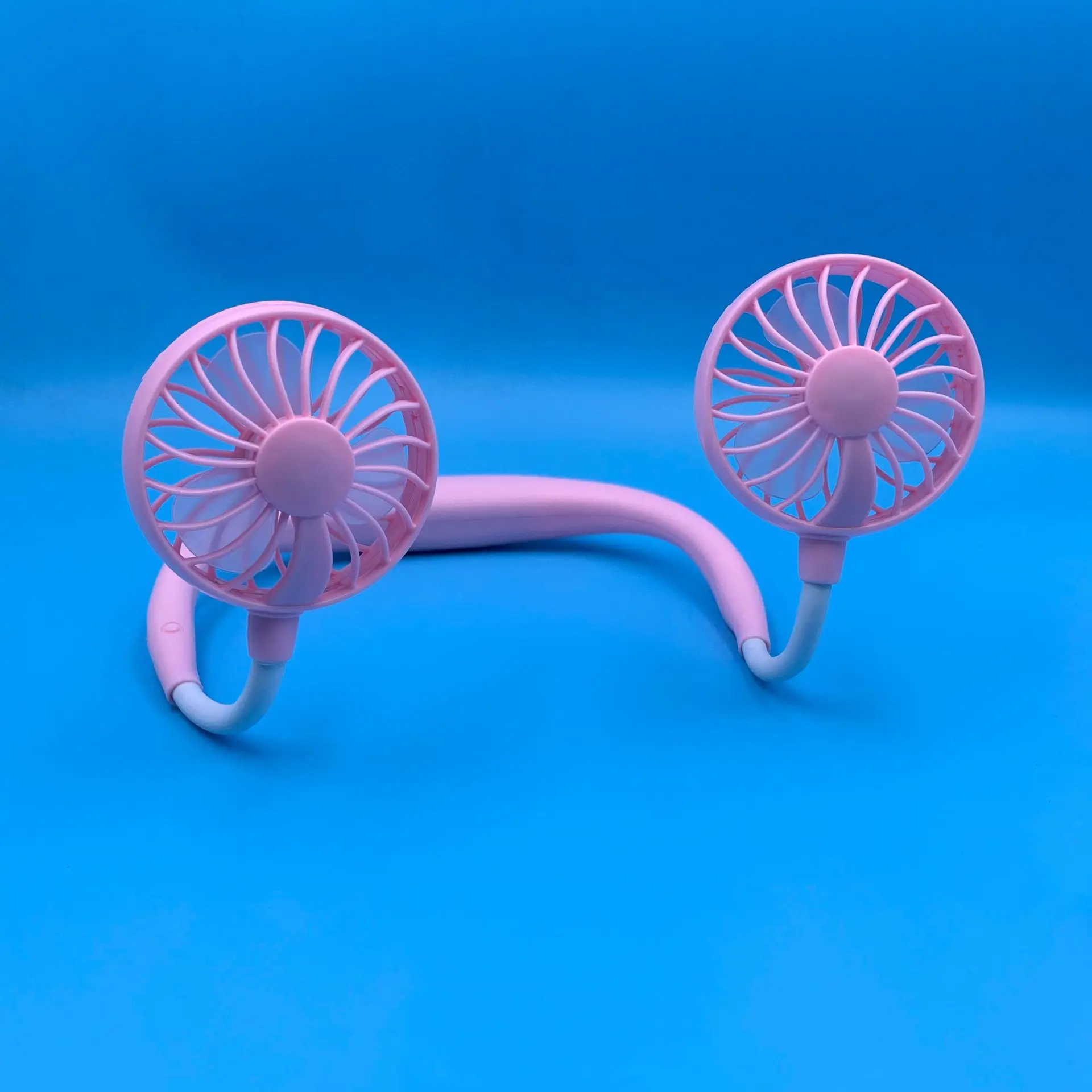 Портативный мини-вентилятор с двойной головкой шейный вентилятор USB