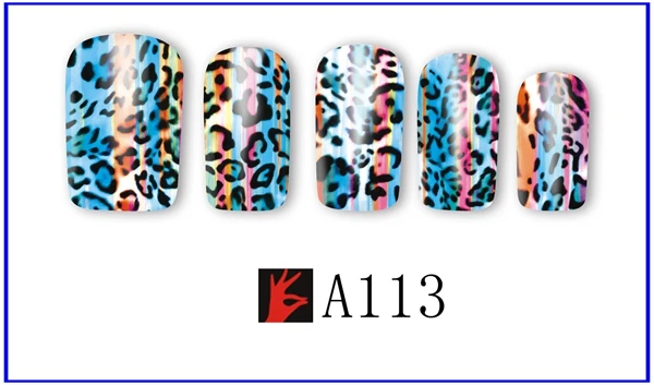 12 упак./лот переводка NAIL ART наклейки на ногти татуировки слайдера полное покрытие