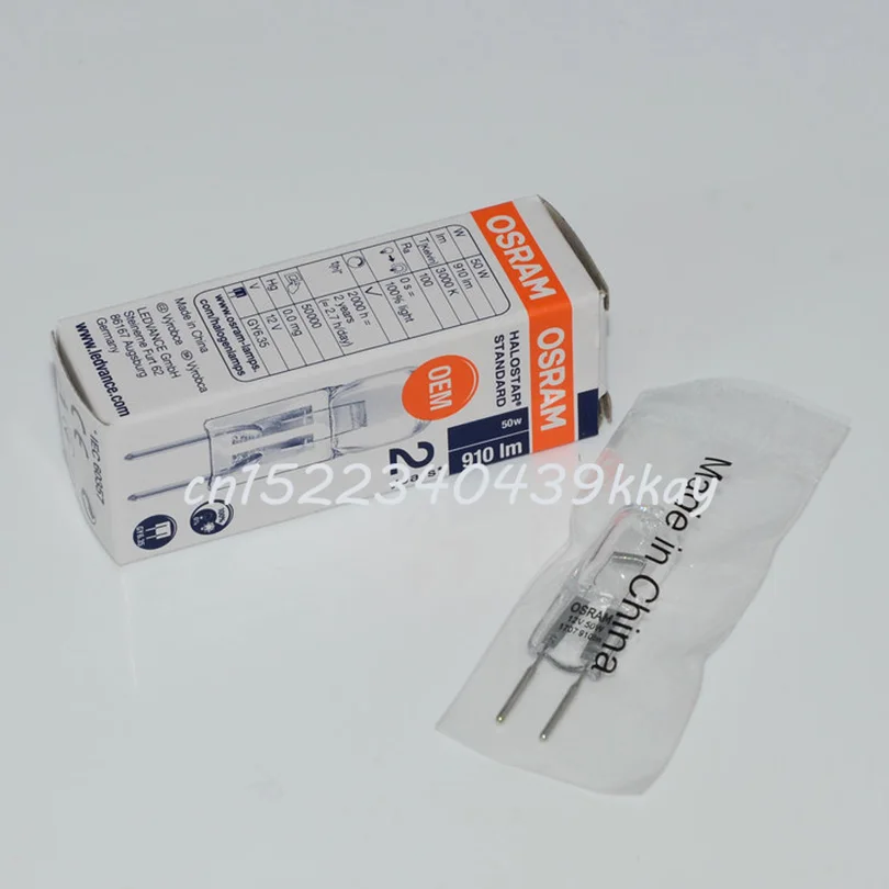 5 шт. галогенная Вольфрамовая Лампа OSRAM 64440 12V50W Osram64440 12v50w GY6.35, галогенные лампы, стоматологическая интегрированная медицинская настольная лампа