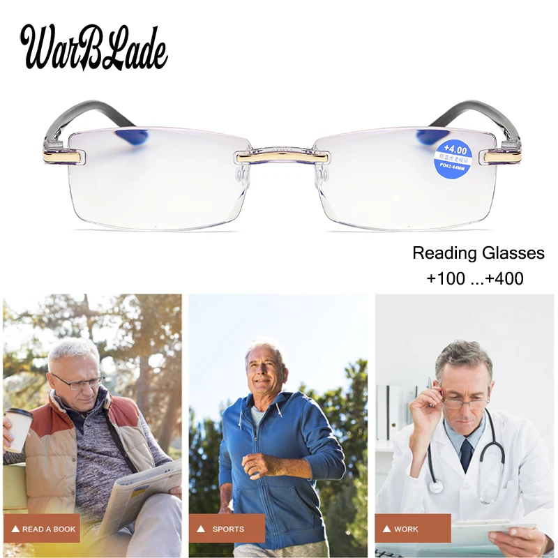Очки для чтения анти Блю Рей пресбиопические очки женщин и мужчин удобный ультра