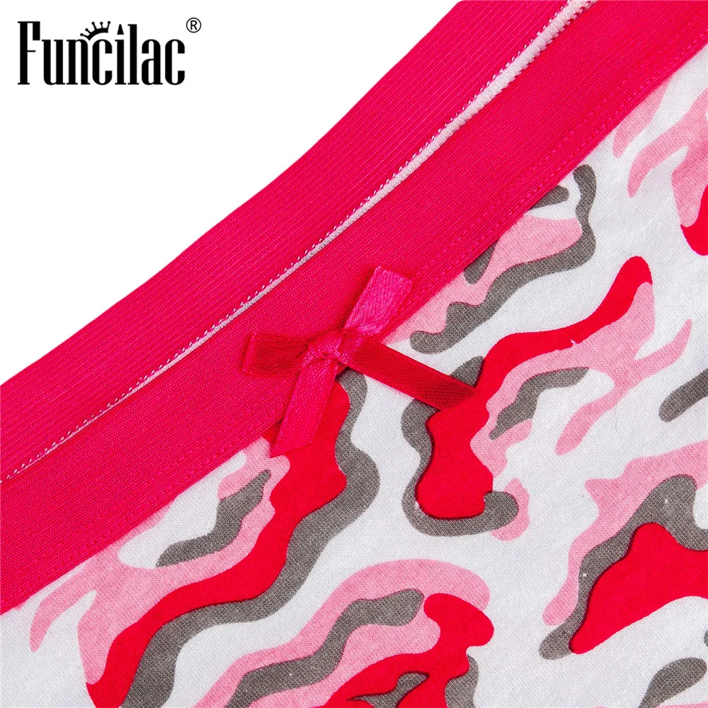 FUNCILAC трусы для женщин нижнее белье из хлопка женские сексуальные бесшовные с