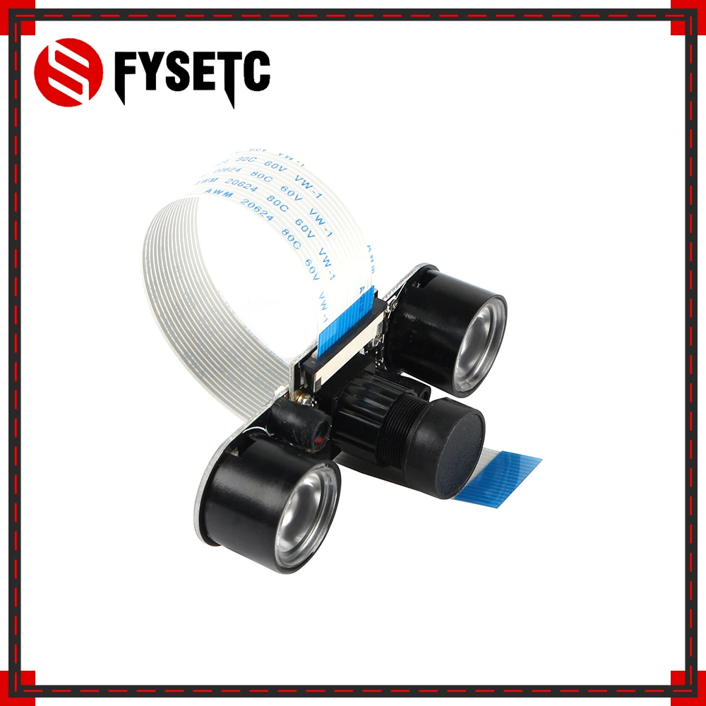 Raspberry Pi 3 Камера модуль Ночное видение с 6 мм Регулируемая фокусная Длина 2 шт. ИК