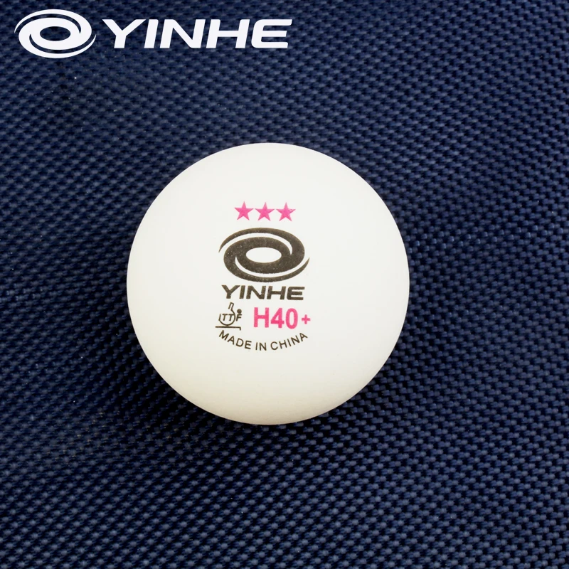 Мячи для настольного тенниса YINHE Galaxy 3 звезды пластиковые 40 + ITTF одобренные белые