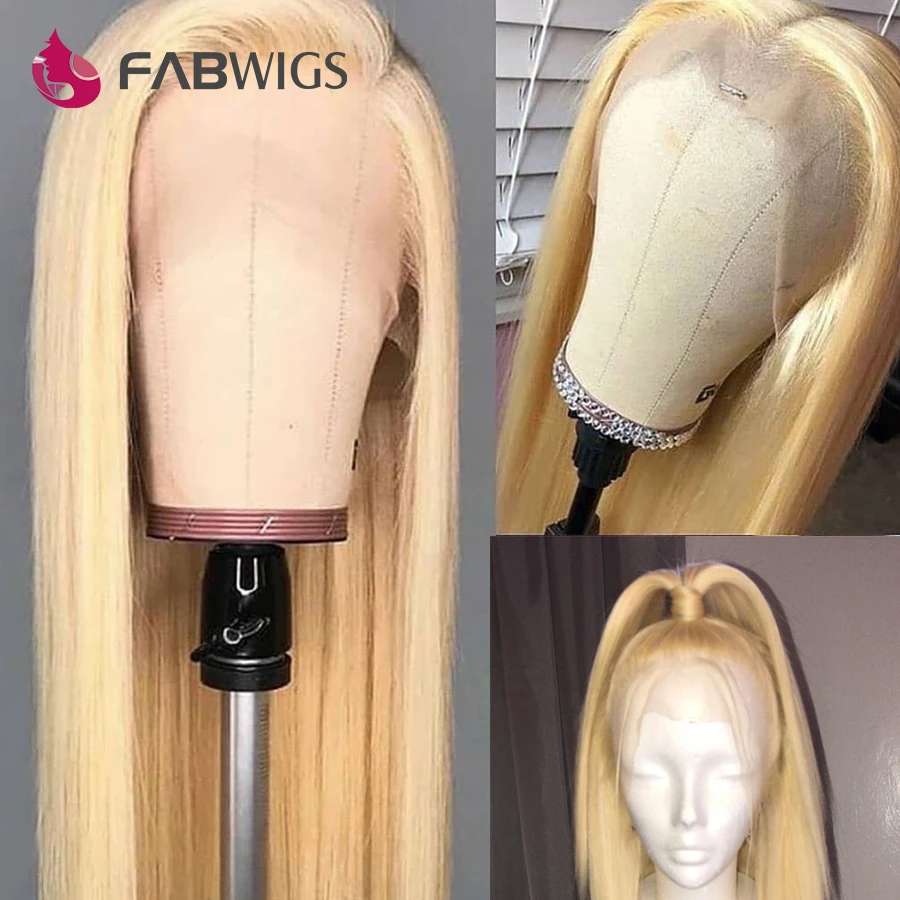 Fabwigs светлые фронтальные парики искусственные волосы для головы из человеческих