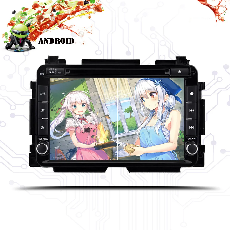 Восьмиядерный Android 9 0 автомобильный Медиа dvd видео плеер gps ГЛОНАСС 3/4g для Honda HRV VEZEL