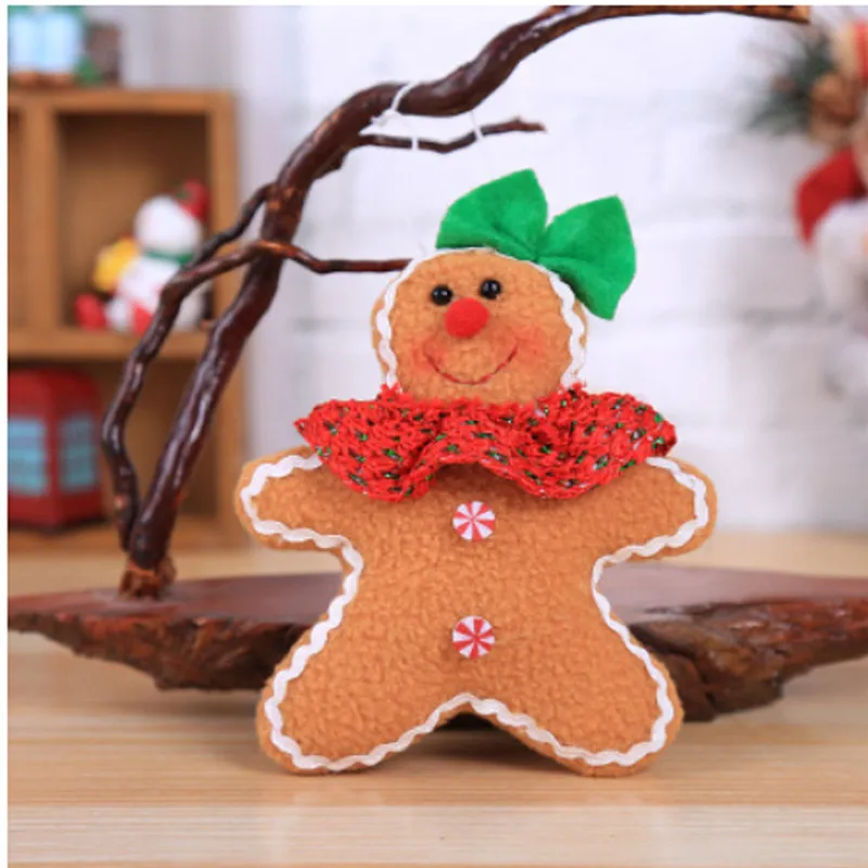 1 шт./компл. рождественские украшения в виде имбиря Рождественская елка подвесное