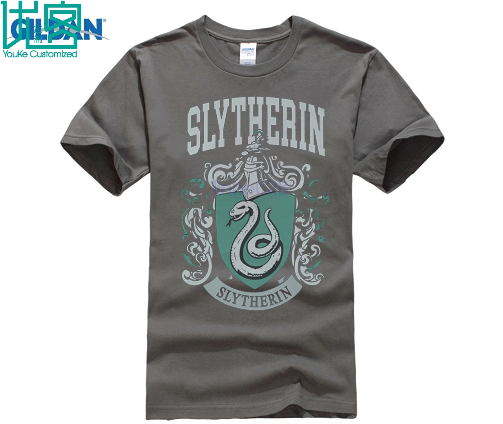 Футболка Slytherin потрясающая футболка с коротким рукавом и уникальным юмором топы