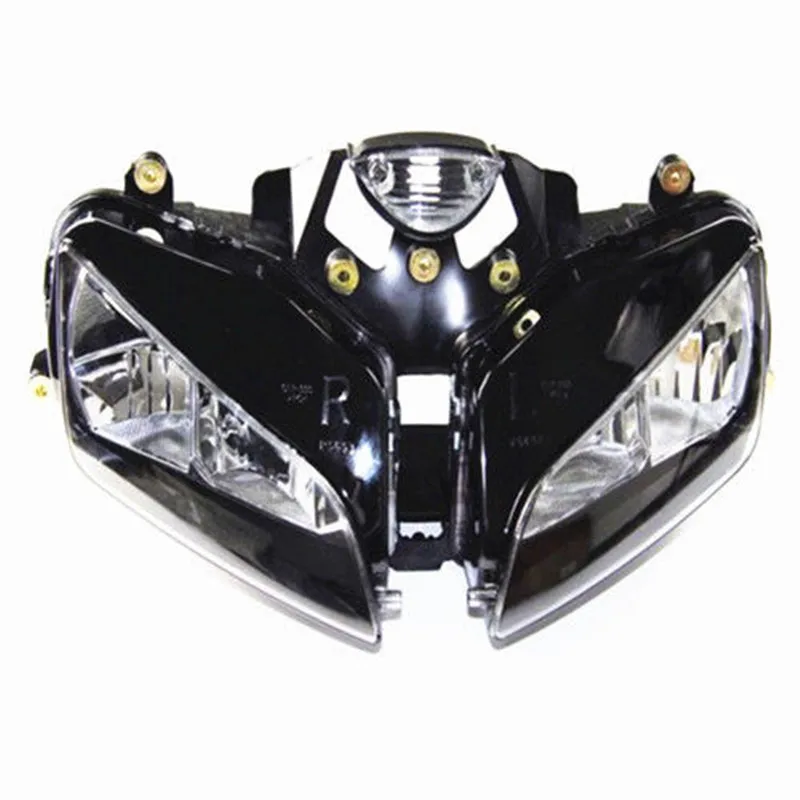 

Motorcycle Black Headlight Headlamp Head Light Assembly For Honda CBR600 600RR RR 2003-2006 2004 2005