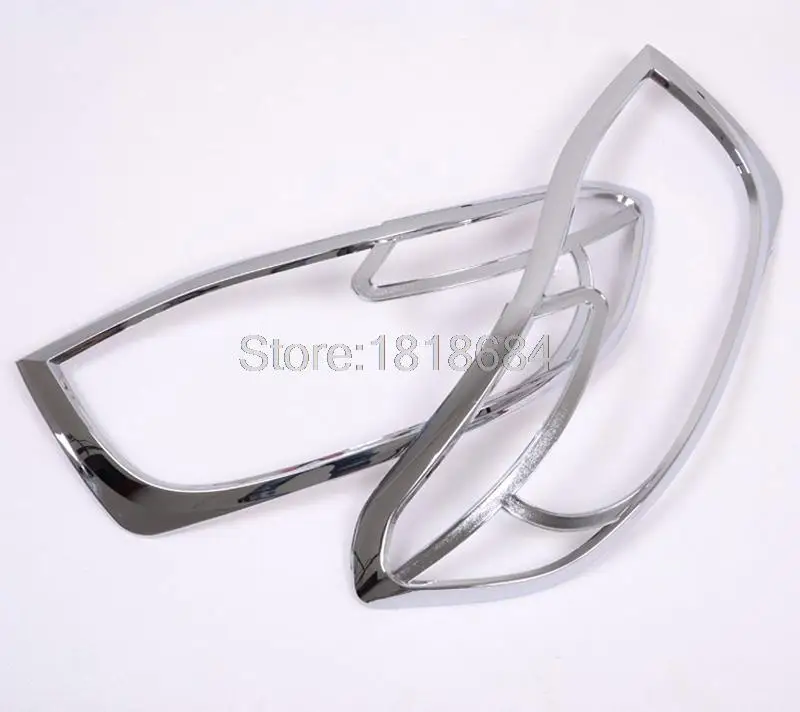 Для Toyota Highlander 2008 2009 2010 блестящая ABS Хромированная передняя фара с обрамлением