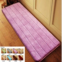 antislip velvet kitchen floor mat bedside foot rug door mat absorbent bath mat memory foam bathroom carpet floor rug 40120cm