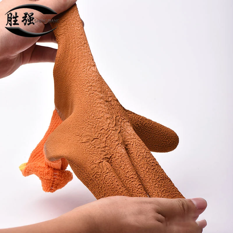 1 пара противоскользящие антистатические рабочие перчатки ПВХ латексные прочные