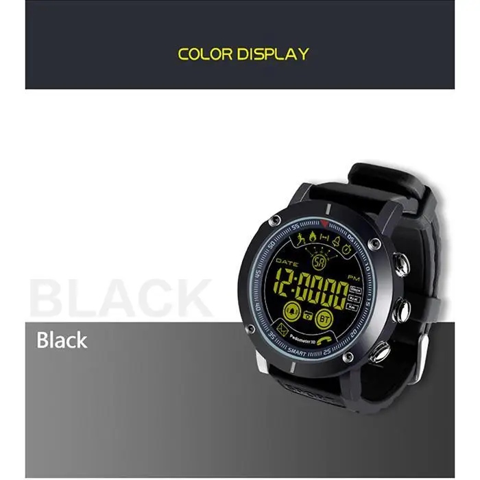 Многофункциональные водонепроницаемые спортивные Смарт-часы пульса без