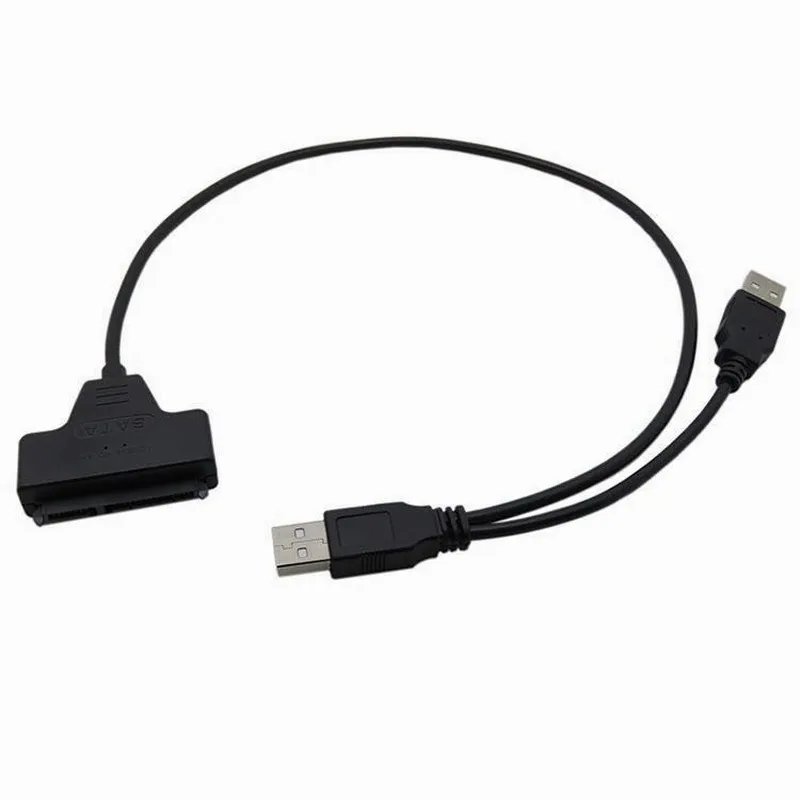 USB 2 0 к SATA 22Pin 7 + 15 контактный адаптер для 5 дюймового жесткого диска HDD|cable ipod nano