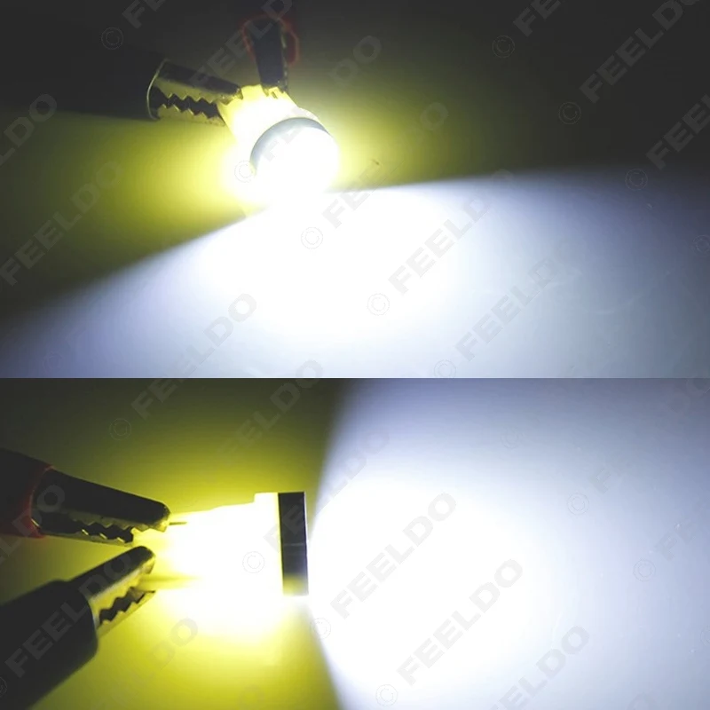 100Pcs 2W Car T10 194 W5W Aluminum Floodlight Auto Dome LED Light Side Wedge Lamp 7 Colors #FD-4594 | Автомобили и мотоциклы