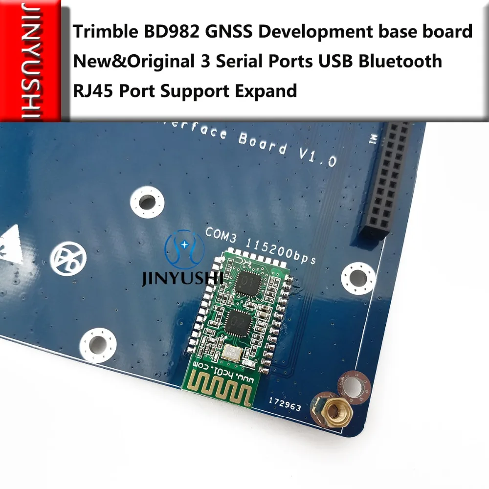 Development board/breakout board/EVK/EVB Board for Trimble BD982 GNSS 3 Serial Ports USB Bluetooth RJ45 Port Support Expand |