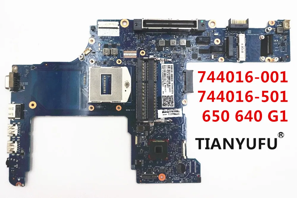 744016 001 501 601 для HP probook 650 G1 640 материнская плата ноутбука HM87 GM 6050A2566301 MB A03 100%