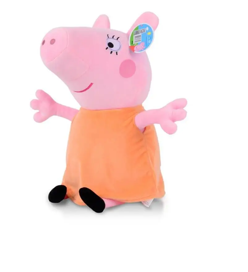 Оригинальный бренд Peppa Pig Kawaii плюшевая игрушка с набивным животным 19 см кукла