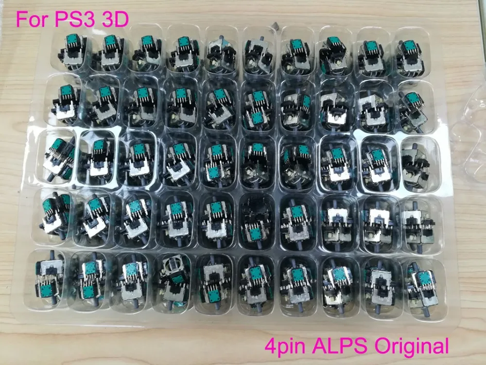 100 шт./лот ALPS оригинал для PS3 3D джойстик аналоговые стики Стик модуль Rocker 4pin