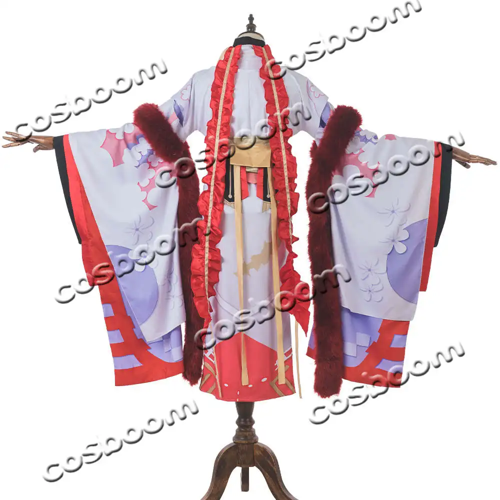 COSBOOM Onmyoji Косплей Костюм хиганбан атласный взрослый кимоно Аниме для маскарада