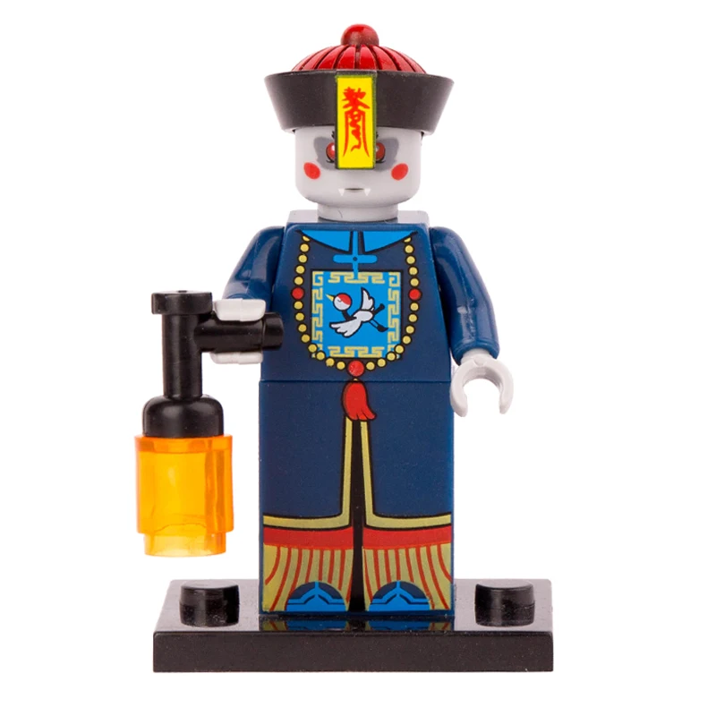 Одна распродажа китайская династия Qing Zombie официальная ходячая модель Minifig для