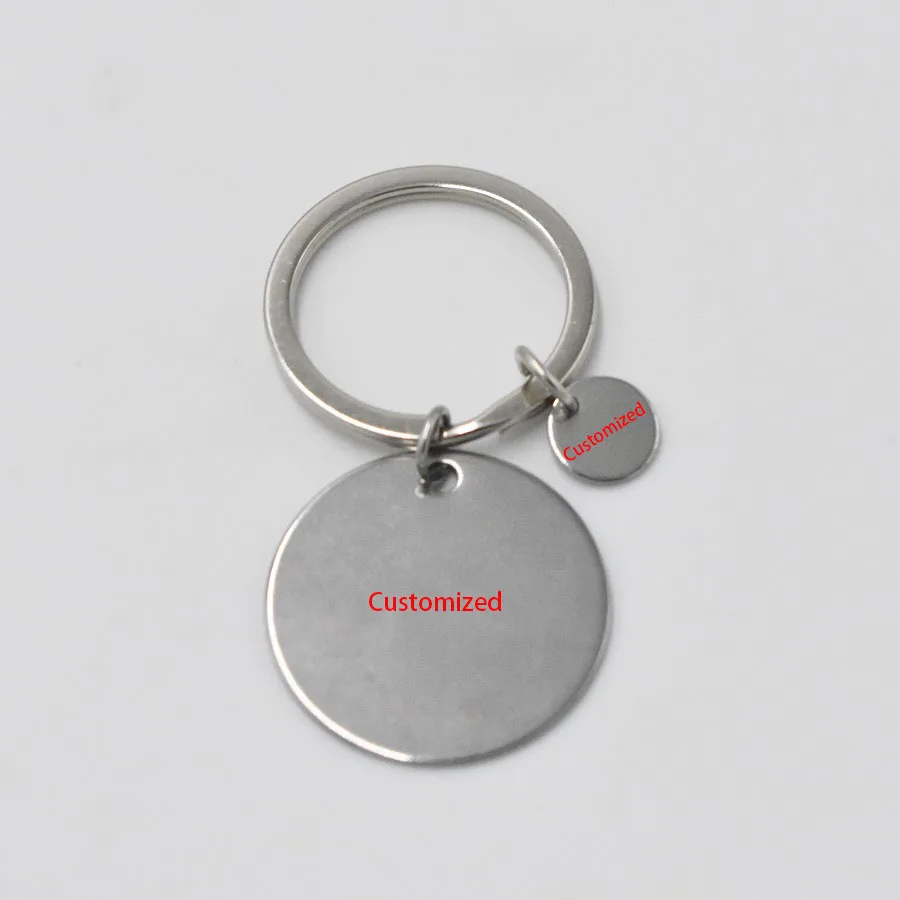 Customized Персонализированные пользовательские ювелирные изделия брелок-календарь гравировка сердце Дата юбилей подарок брелок для пары друзей брелок с дизайном на семейную тематику - Цвет: Customized