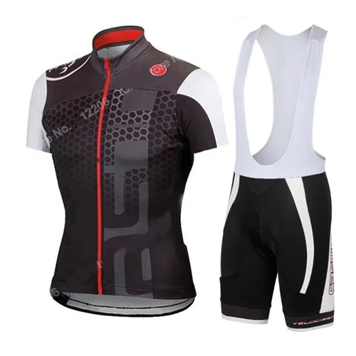 Jersey and bib Pants Мужская велосипедная Джерси Pro Team красный белый MTB велосипедная одежда спортивные майки летняя велосипедная одежда Maillot Ropa Ciclismo Костюм - Цвет: Jersey and bib Pants
