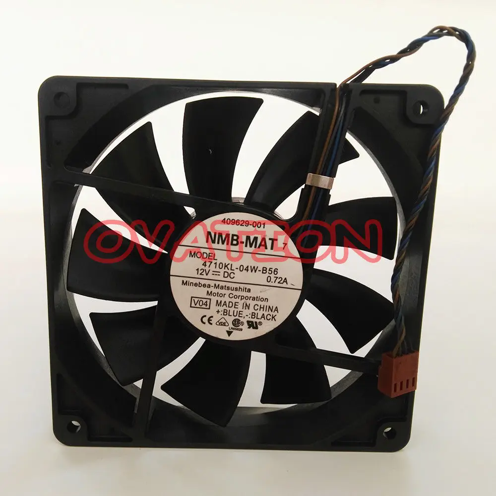 Чехол для ПК вентилятор Φ 4710KL 04W B56 12 см 12025 120 мм а 4 проводной PWM промышленный чехол