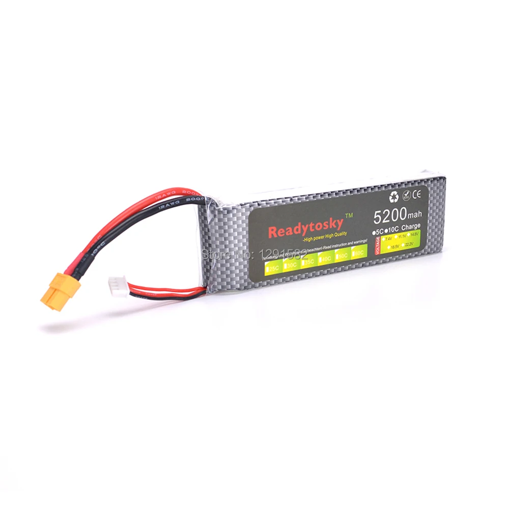3S Lipo аккумулятор 11 1 В 5200 мАч 35C RC вертолет Радиоуправляемый автомобиль