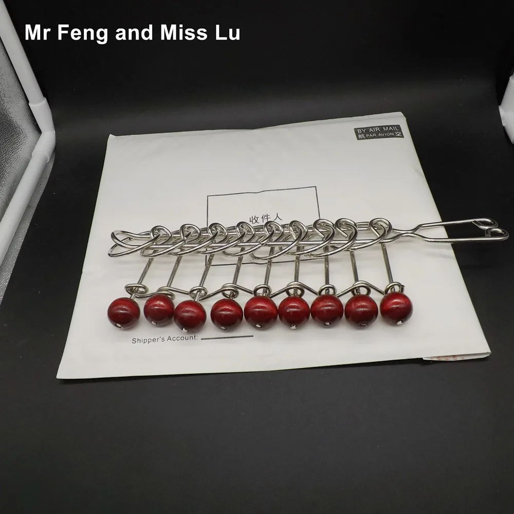 Подарок детский 26 см металлические девять колец головоломка решение IQ тест