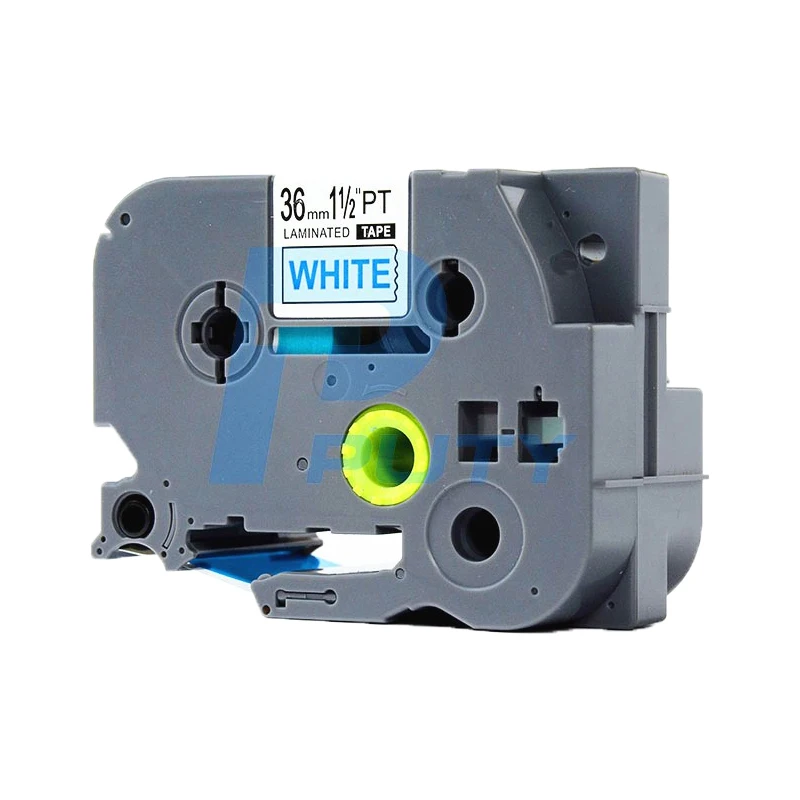 2PCS PUTY TZ263 TZe263 TZe 263 TZe-263 36mm Blue on White Label Tapes Compatible for P-touch Printers | Компьютеры и офис