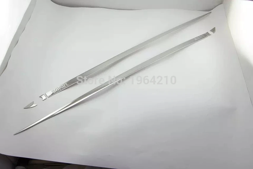 Для Merced-Benz Smart 453 2015-2018 ABS Хромированная Боковая дверь корпус молдинг лайнер