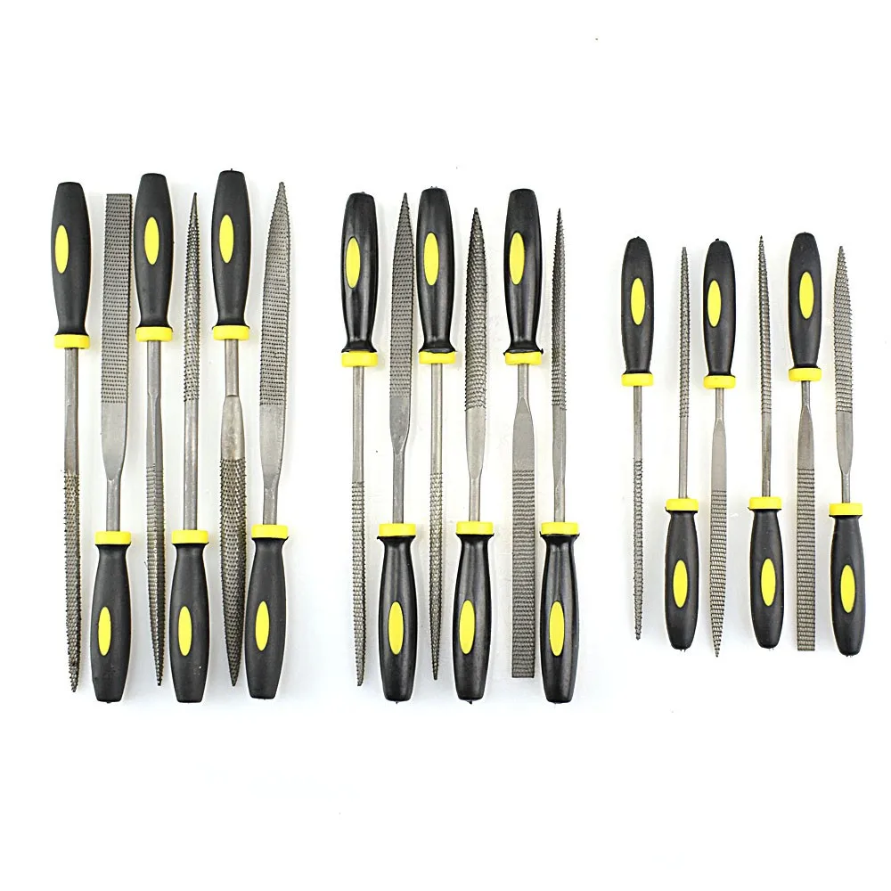 NEWACALOX, 18 шт., мини файлы, набор, Microtech, металл, для подачи, рашпиль, игла, инструмент для наполнения дерева, деревообработка, сделай сам, папка, набор ручных файлов