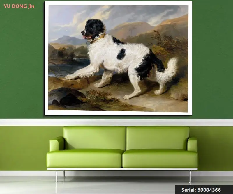 Edwin Henry Landseer классическая картина маслом Рисование Искусство спрей без рамки
