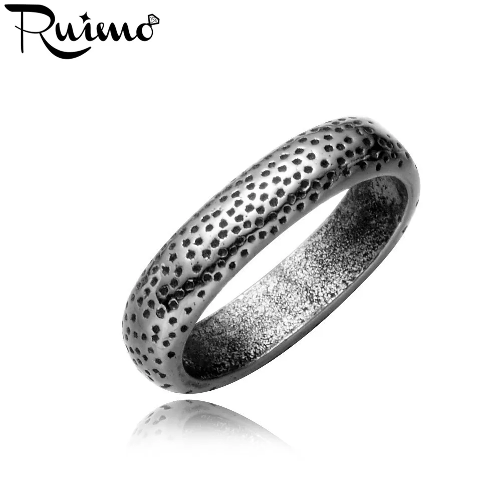 RUIMO 12*6 мм Квадратные бусины с отверстиями 316l аксессуары из нержавеющей стали полосатая шайба бусины для DIY браслет ювелирных изделий 10 шт./партия