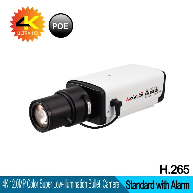 4K Ultra HD 12mpIP камера Hi3519A+ sony IMX226 сенсор с RS485 aalero аудио SD мягкий PoE H.265/H.264 Сетевая камера безопасности