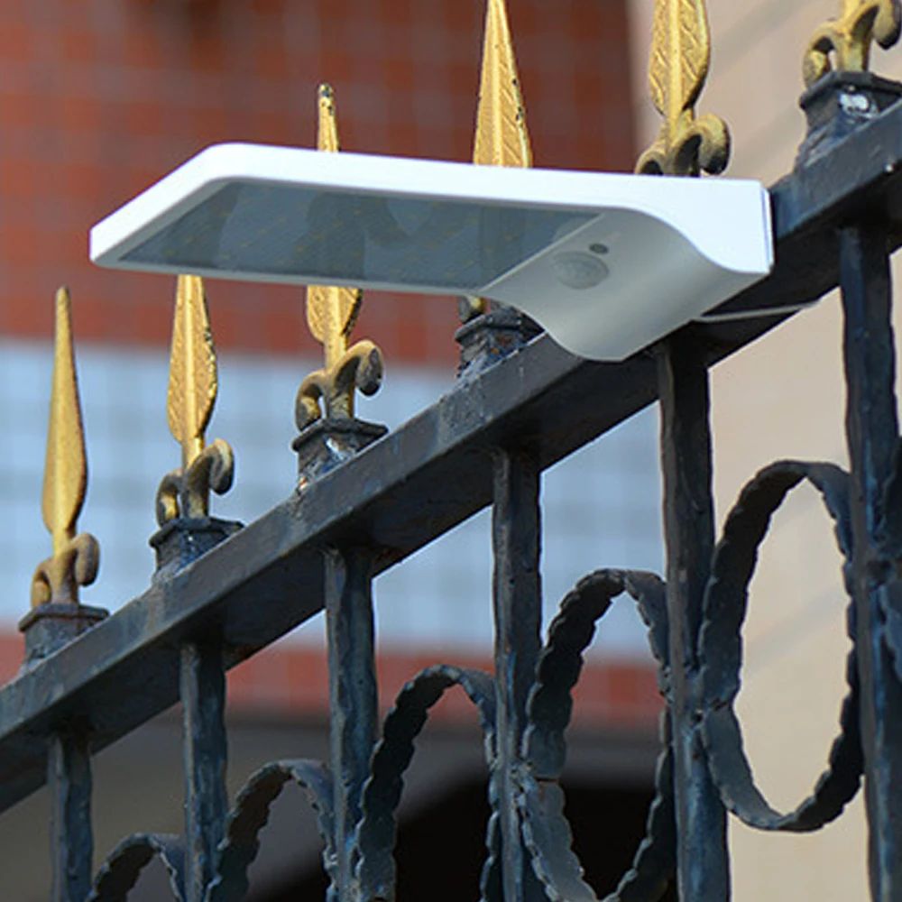 Настенный светильник на солнечной батарее светодиодный 48 светодиодов